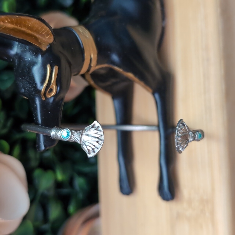 Lotus Blossom Sterling Silver Cuff - Picture 3 of 9